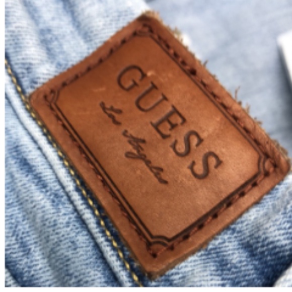 LIKE NEW GUESS LOS ANGELES POWER CURVY SKINNY JEANS 28x28 ⭐️ - Picture 6 of 14